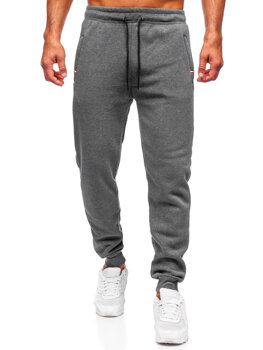 Men’s Thick Sweatpants Anthracite Bolf JX6217