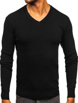 Men’s V-neck Sweater Black Bolf H2405