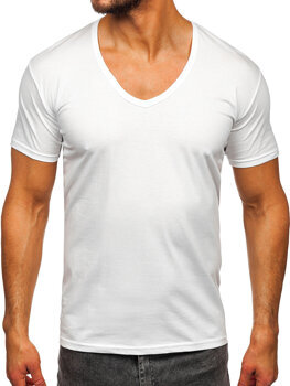 Men’s V-neck T-shirt White Bolf 9002