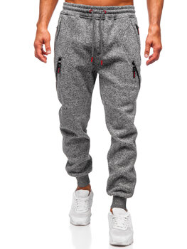 Men’s Warm Joggers Anthracite Bolf Q1104