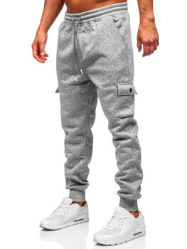 Men’s Warm Joggers Grey Bolf Q1108