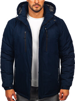 Men’s Winter Jacket Navy Blue Bolf 22M321