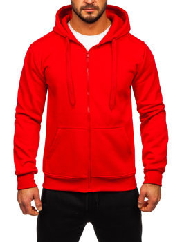 Men's Zip Tracksuit Red Bolf D004