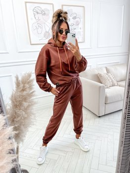 Women's 2-Piece Tracksuit Brown Bolf VE15