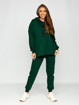 Women's 2-Piece Tracksuit Green Bolf 8029