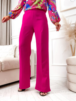 Women's Flared Pants Fuchsia Bolf 8158