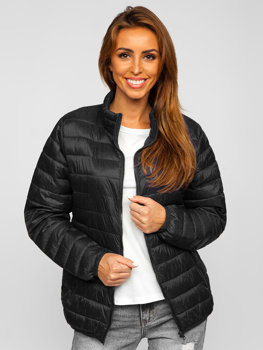 Women's Lightweight Quilted Jacket Black Bolf 23037