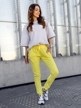 Women's Sweatpants Yellow Bolf CK-01B