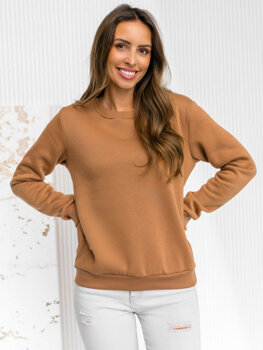 Women's Sweatshirt Light Brown Bolf W01