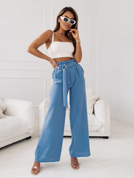 Women’s Textile Pants Blue Bolf 8265