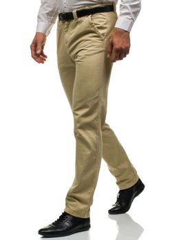 beige chino pants men