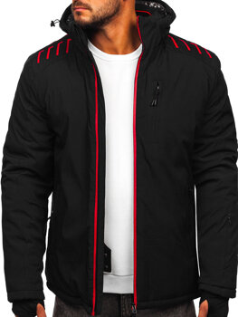 mens black snowboard jackets