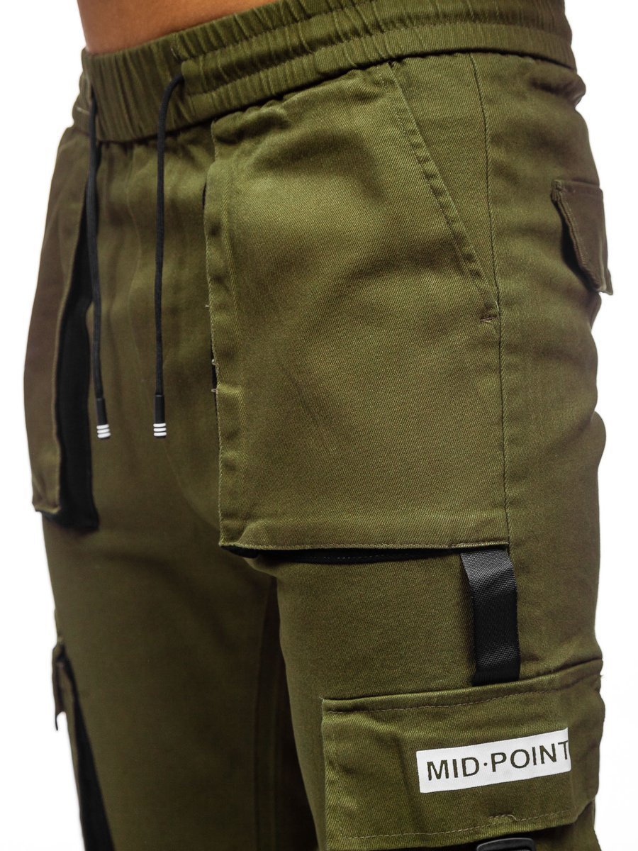 mens cargo jogger shorts