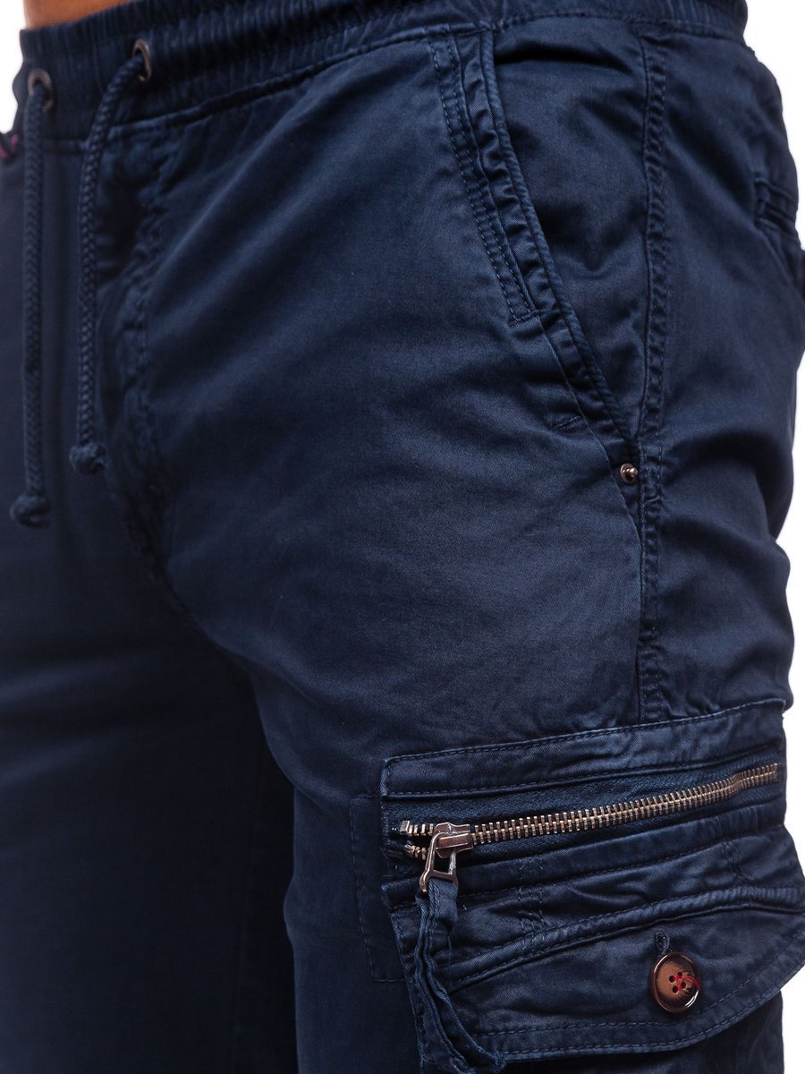 mens cargo blue jeans