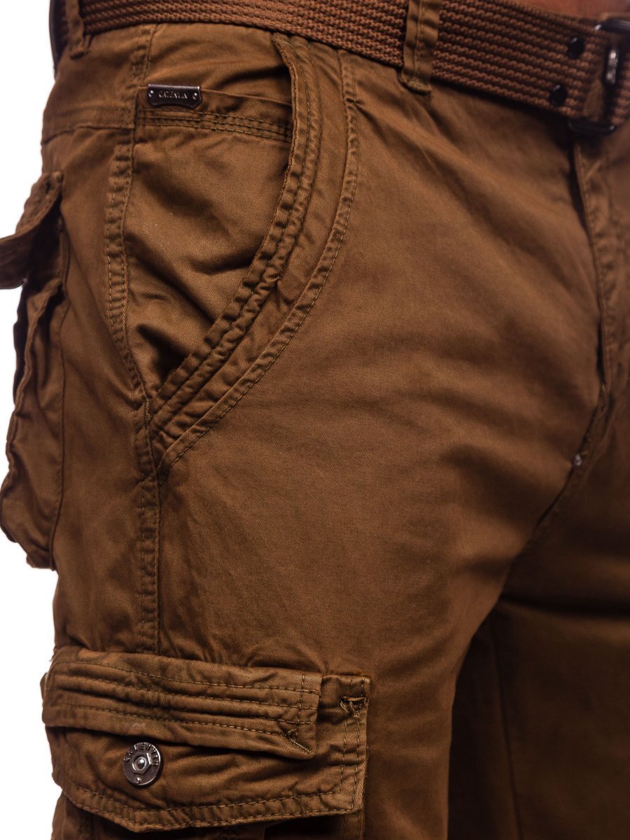 plus size brown cargo pants