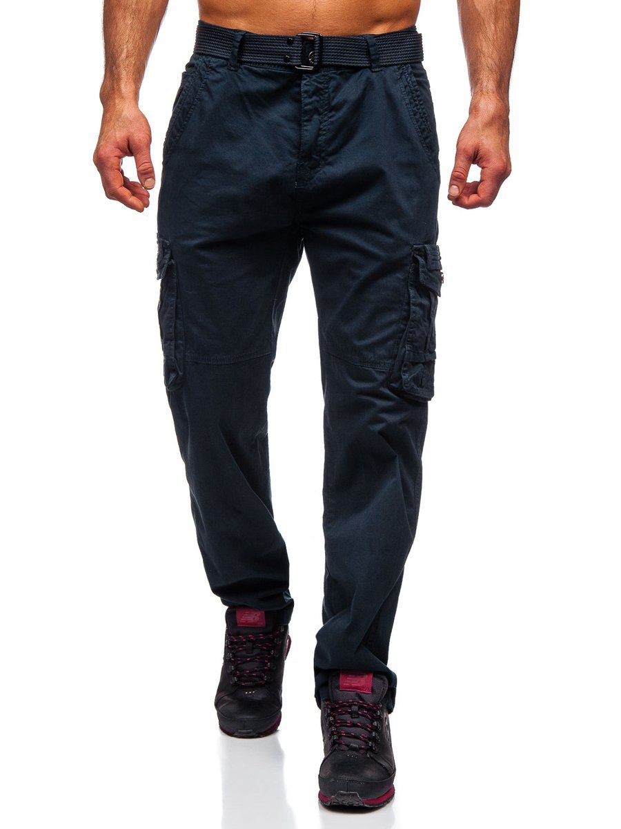 navy blue cargos mens