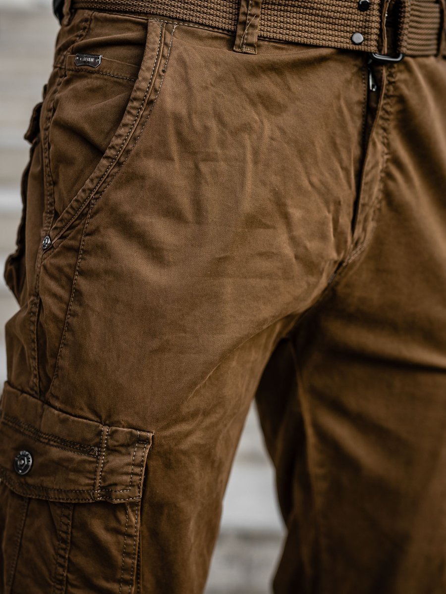 brown cargo belt