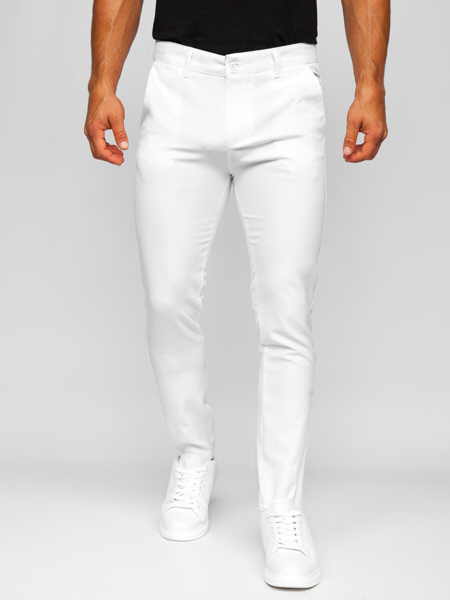 Mens white best sale chinos slim fit