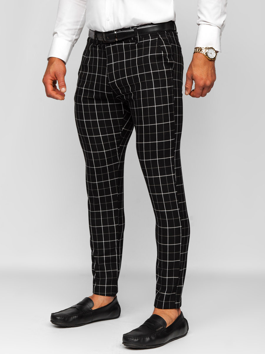 Men's clearance plaid chinos