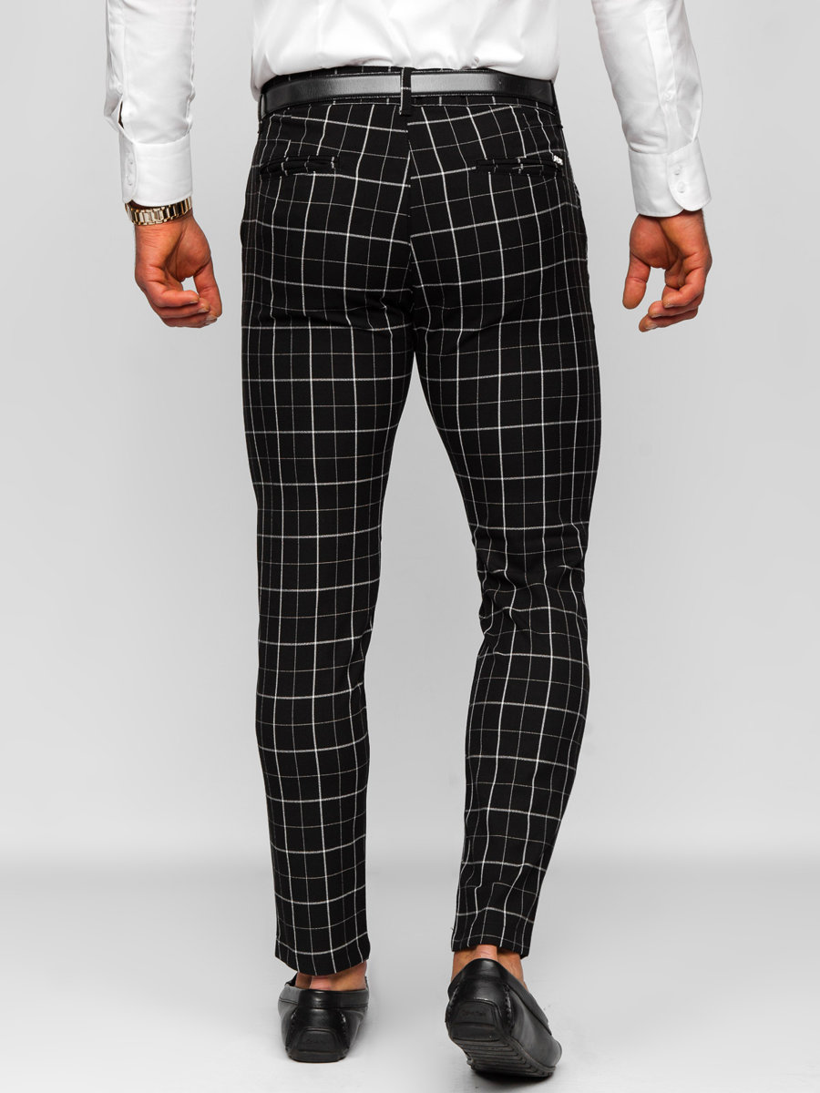 Men's on sale plaid chinos