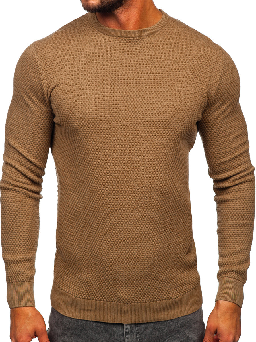 Camel on sale cotton sweater