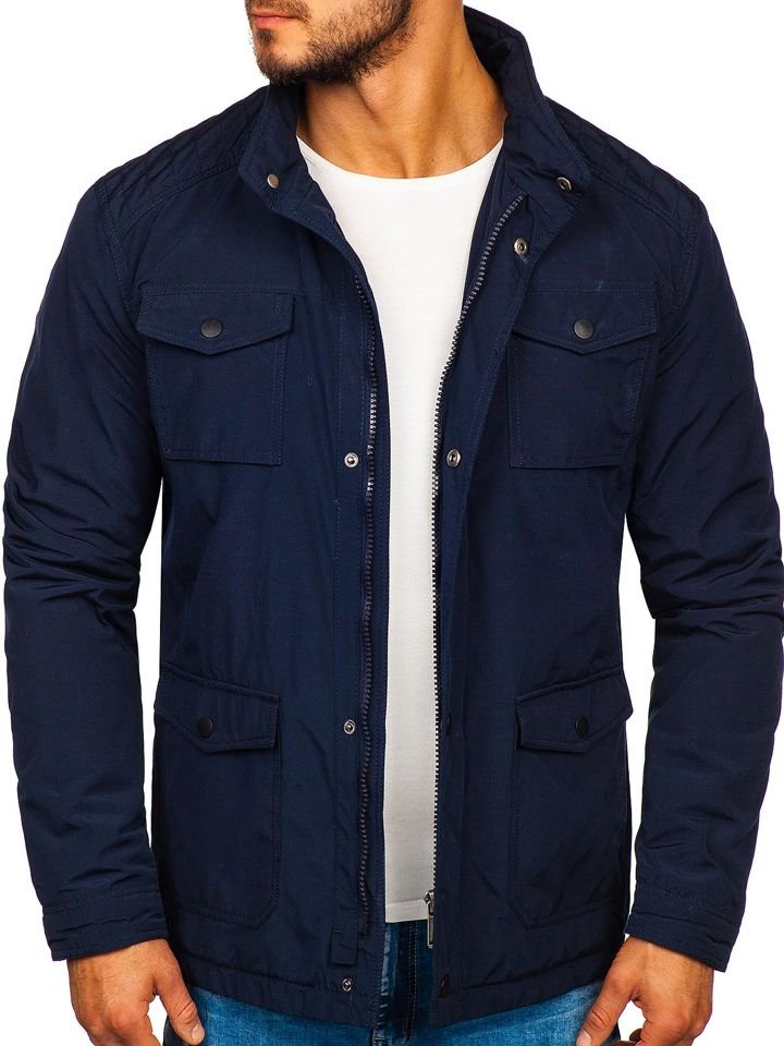 mens navy lightweight jacket