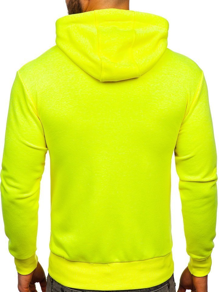 yellow neon hoodie