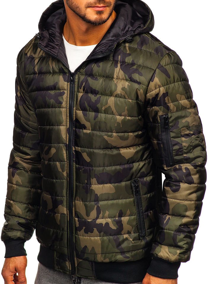 mens camo lightweight jacket