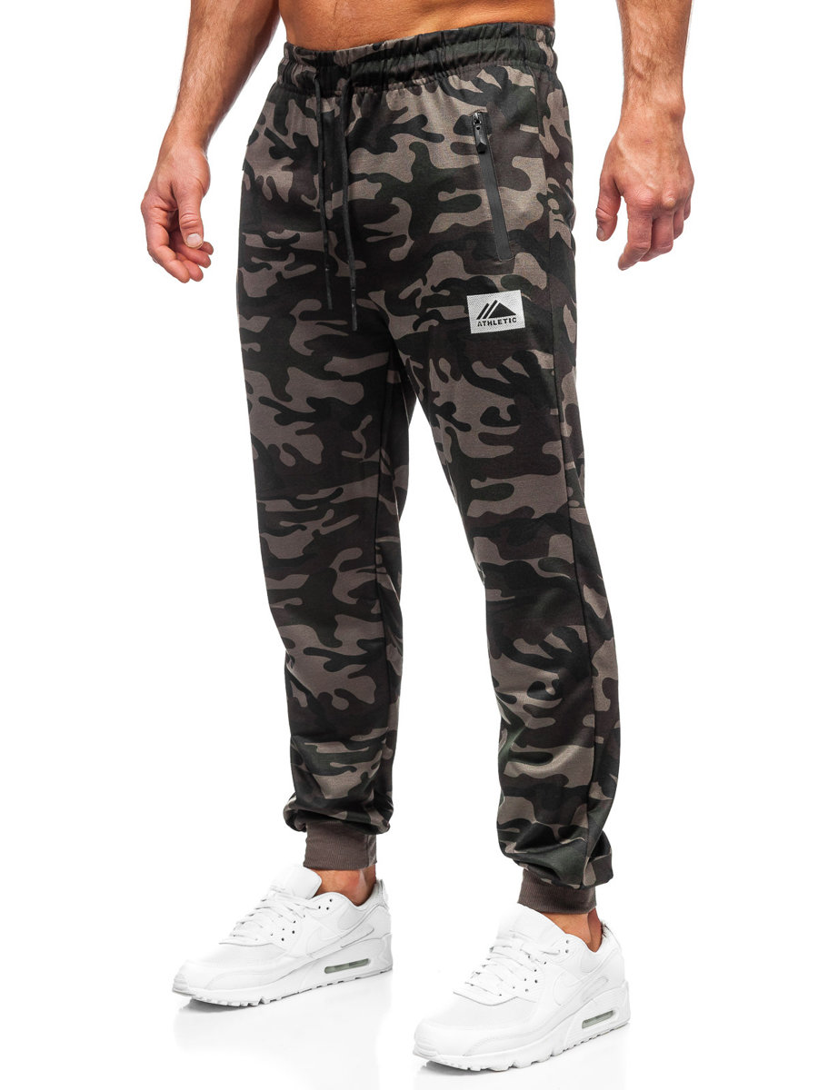 Mens camo best sale joggers nike