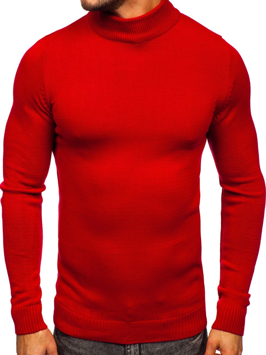 polo sweater red