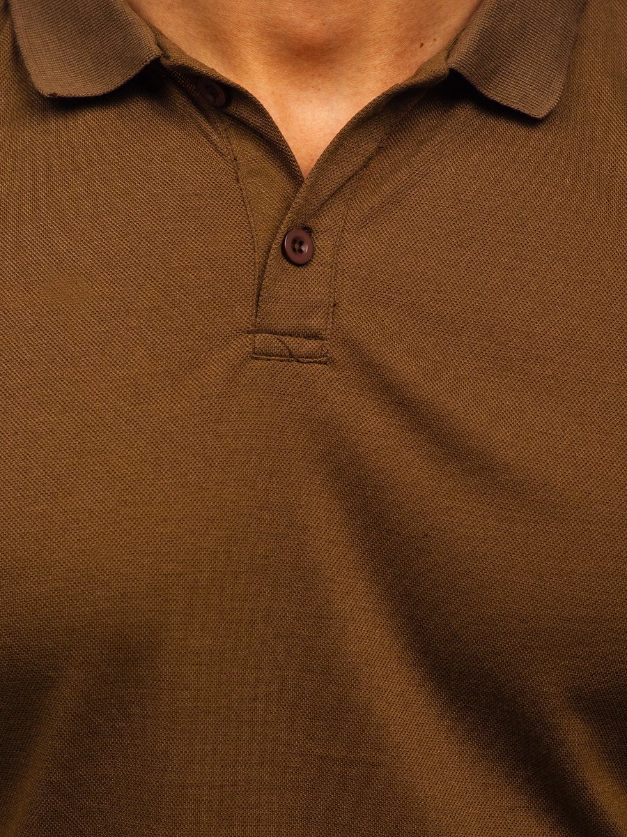 brown golf polo shirts