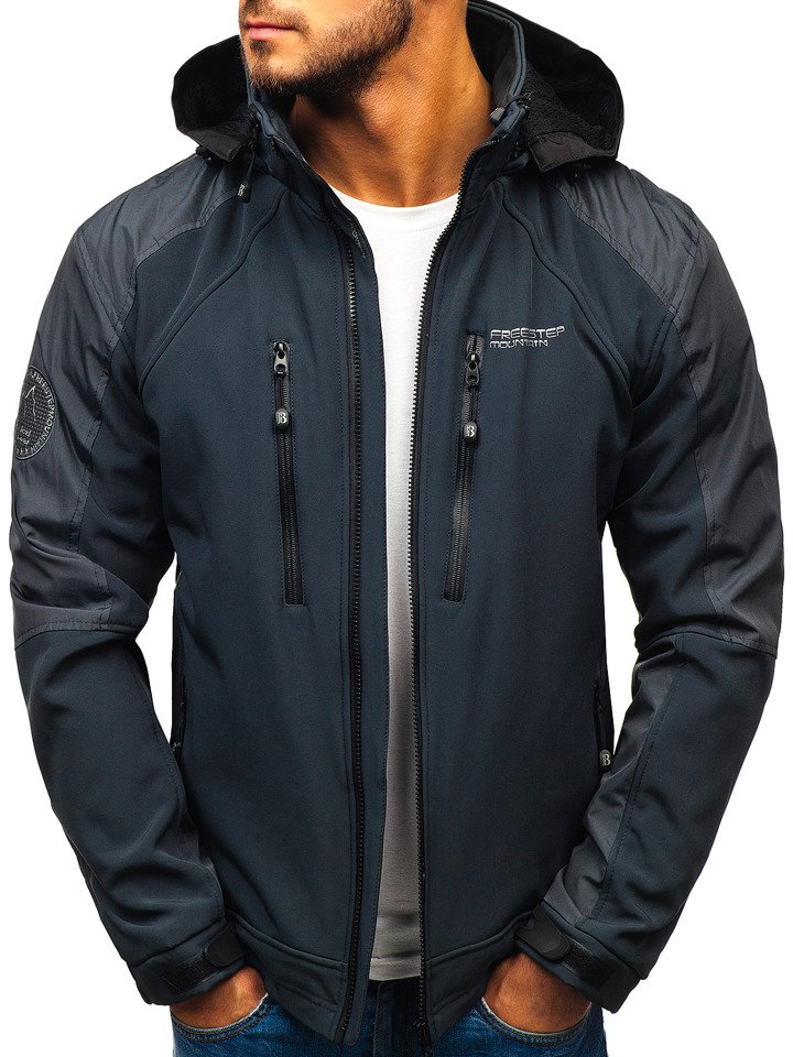 mens softshell jacket with hood