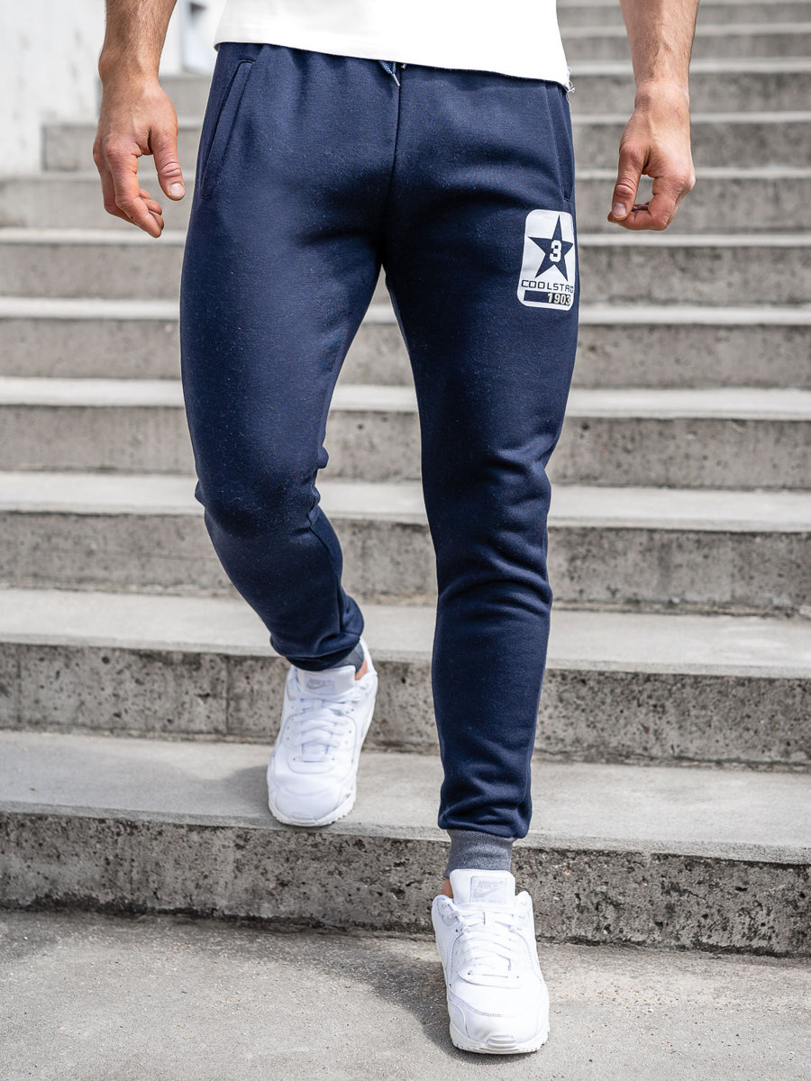 Men's Sweatpants Navy Blue Bolf K10001 NAVY BLUE