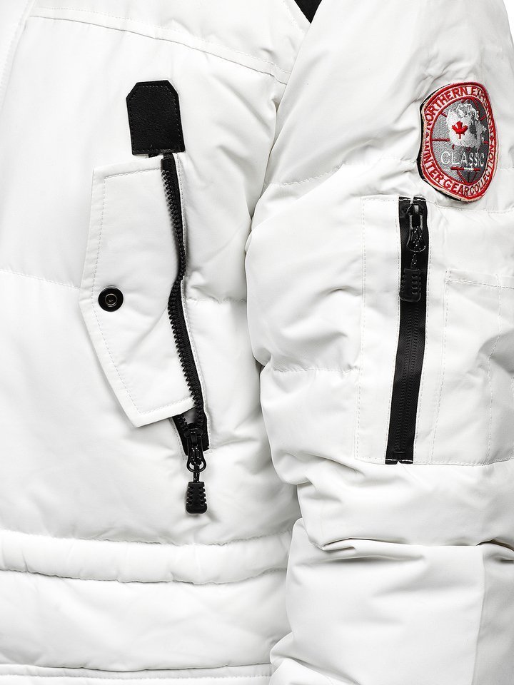 Men's Winter Jacket White Bolf 5948 WHITE