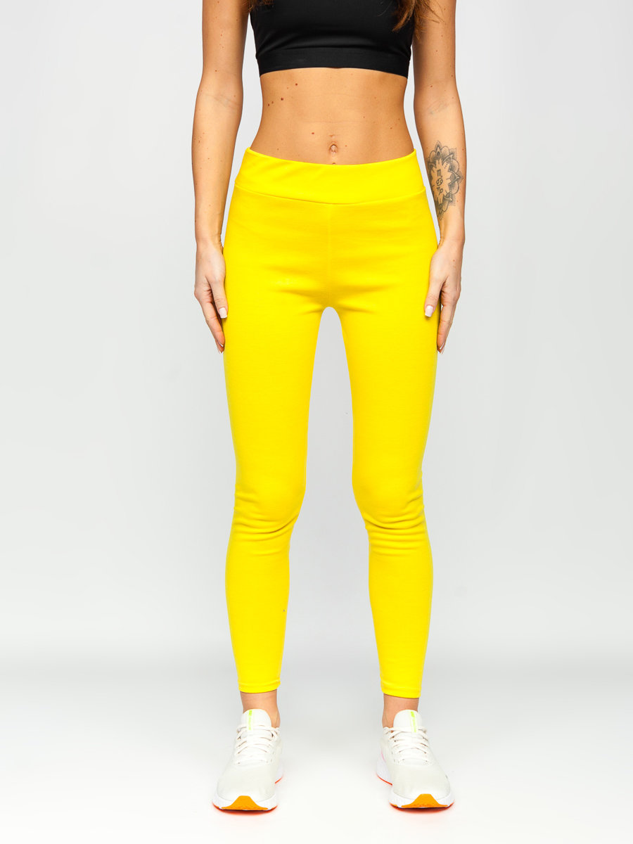 Women's Leggings Yellow Bolf YW01058 YELLOW