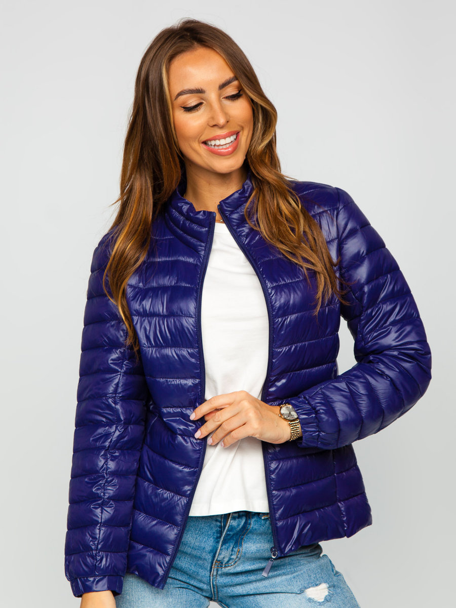 Lightweight Quilted Jacket-Royal Blue