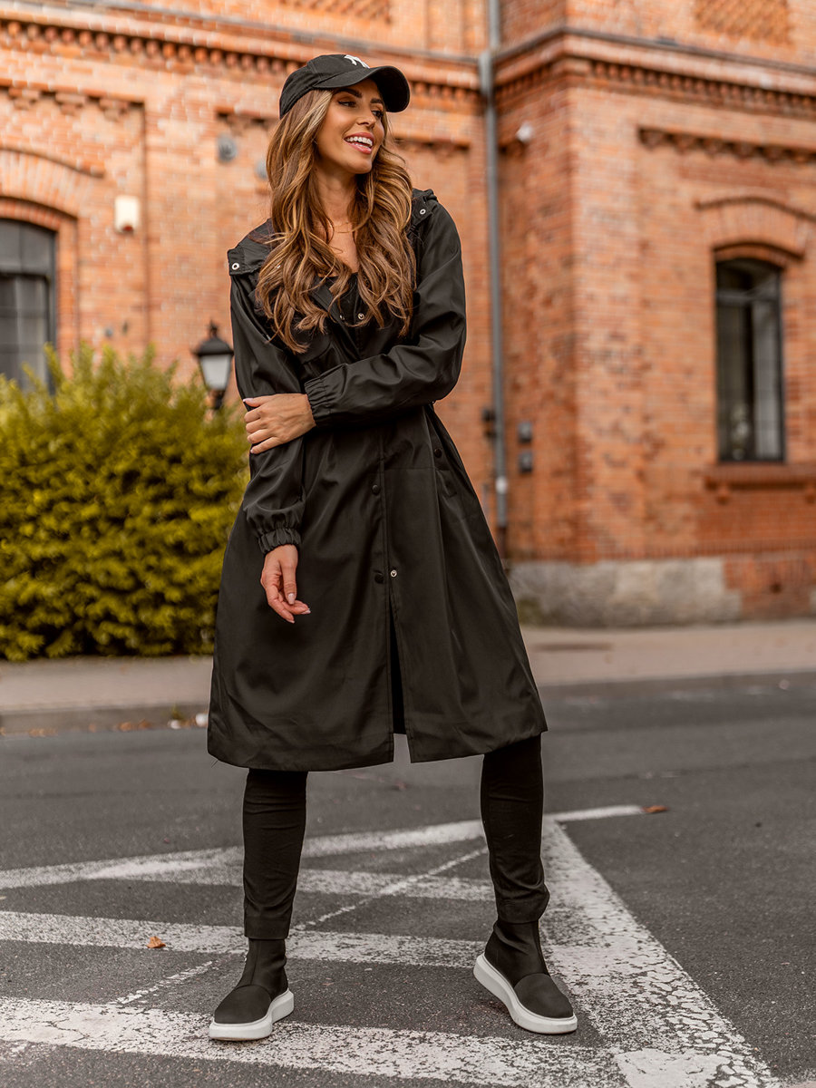 Lightweight long jacket womens best sale