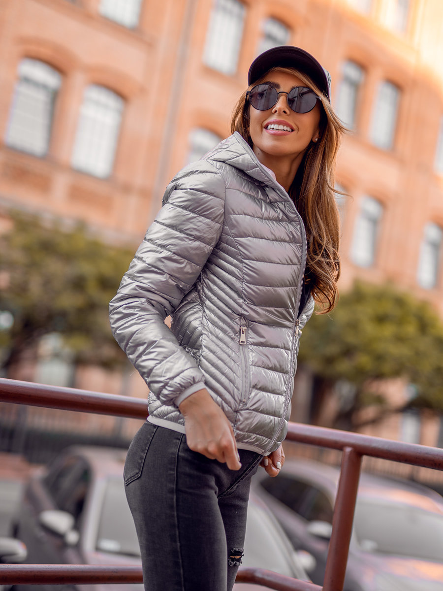 Silver sale lightweight jacket