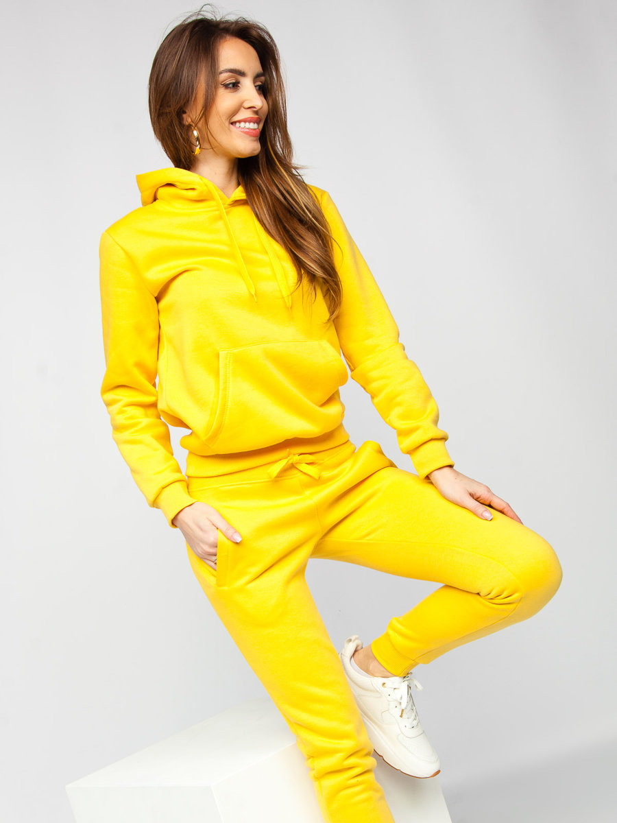 yellow track suit womens