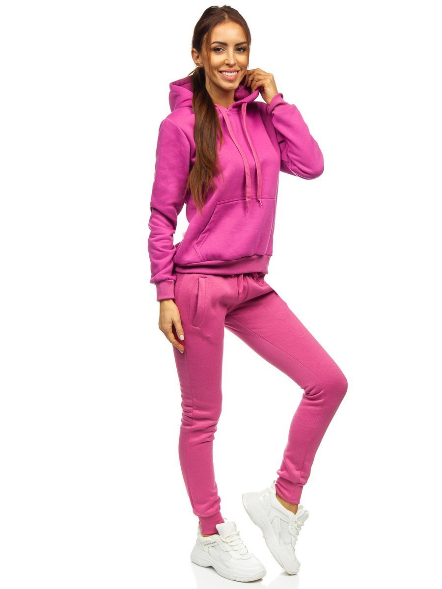 pink track suit womens