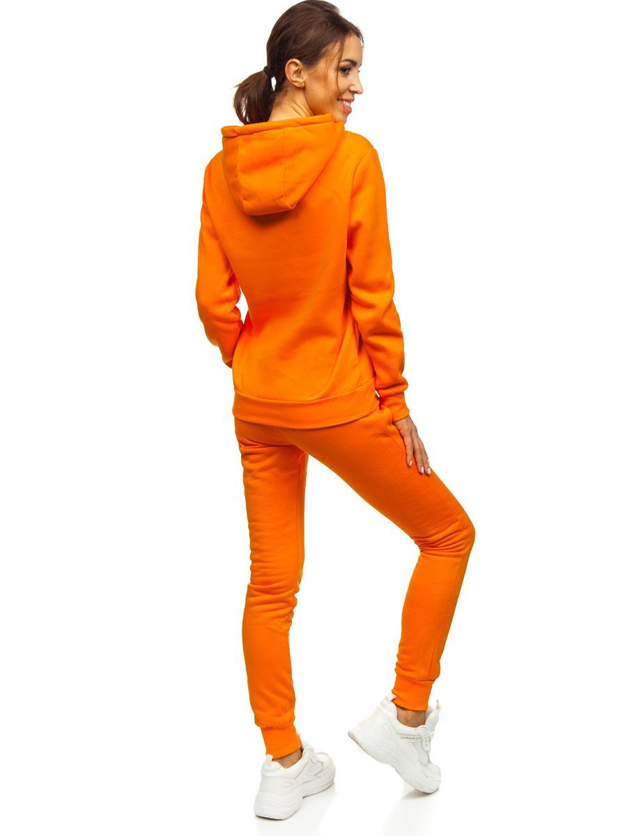 womens orange nike tracksuit