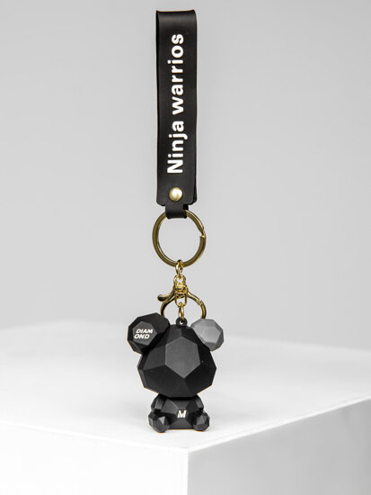 Key Fob Teddy Bear Black Bolf TT403-10