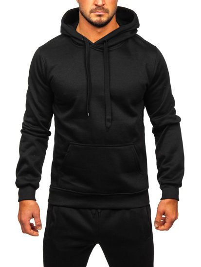 Men's 2-piece Tracksuit with a Hood Black Bolf C10381