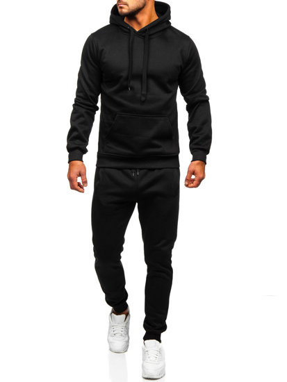 Men's 2-piece Tracksuit with a Hood Black Bolf C10381