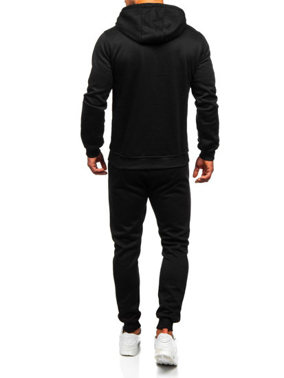 Men's 2-piece Tracksuit with a Hood Black Bolf C10381