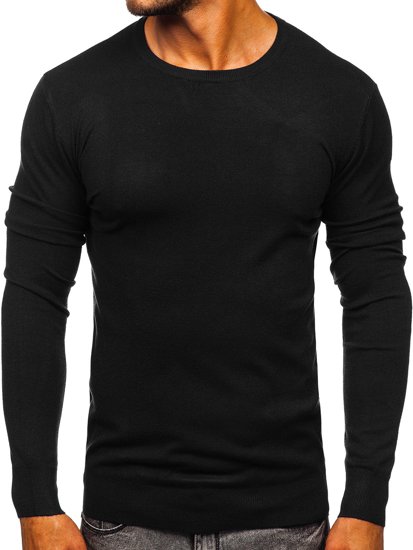 Men's Basic Jumper Black Bolf YY01