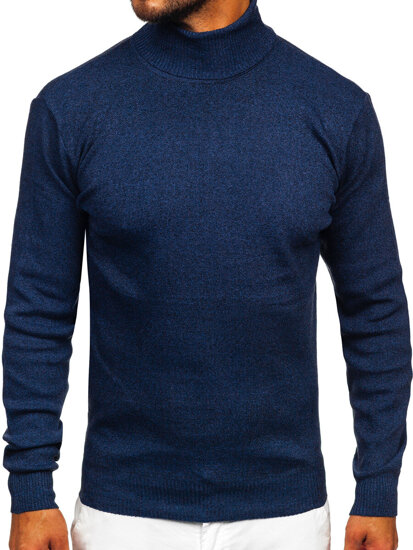 Men's Basic Polo Neck Sweater Inky Bolf S8515