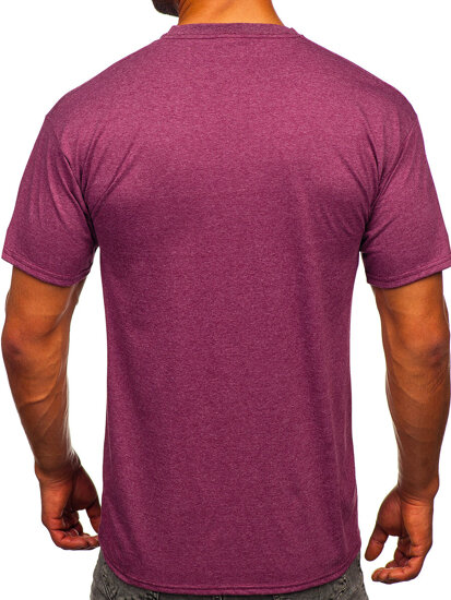 Men's Basic T-shirt Claret Bolf B10