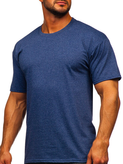 Men's Basic T-shirt Navy Blue Bolf B10