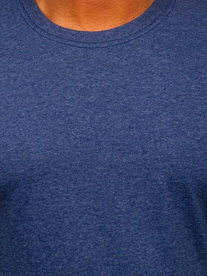 Men's Basic T-shirt Navy Blue Bolf B10